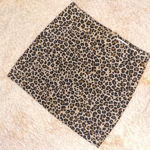 Cheetah Fitted Skirt